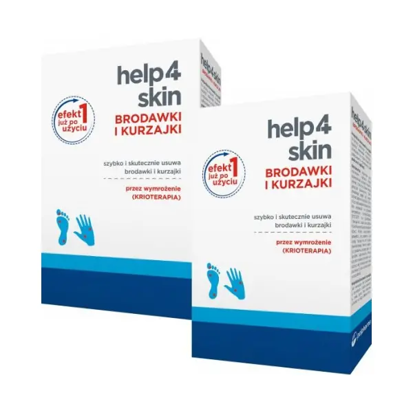 2 x Help4Skin kurzajki i brodawki krioterapia, 50 ml