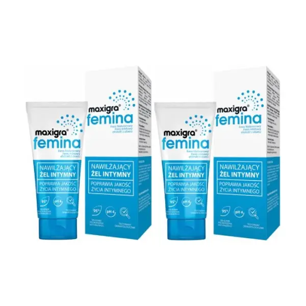2 x MAXIGRA FEMINA Nawilżający Żel intymny 75 ml