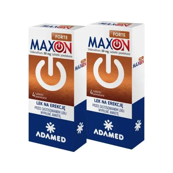 2 x Maxon Forte 50 mg 4 tabletki
