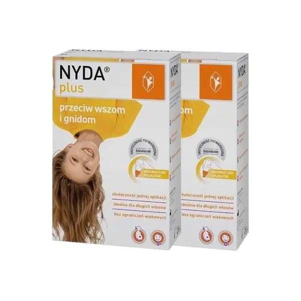 2 x Nyda Plus aerozol na wszy i gnidy 100 ml 