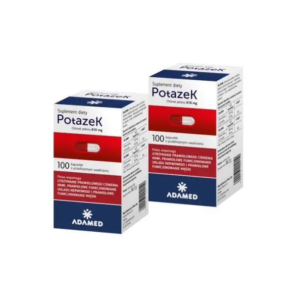 2 x Potazek 100 kapsułek o przedłużonym uwalnianiu