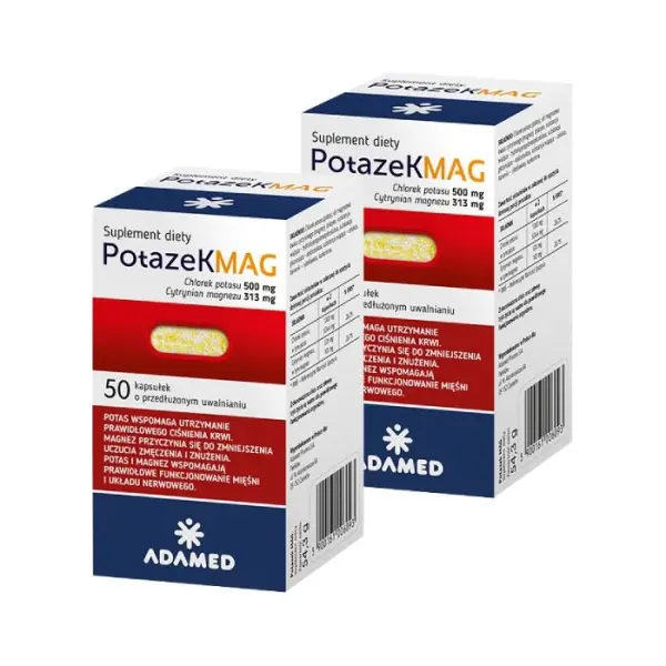 2 x Potazek MAG 50 kapsułek o przedłużonym uwalnianiu