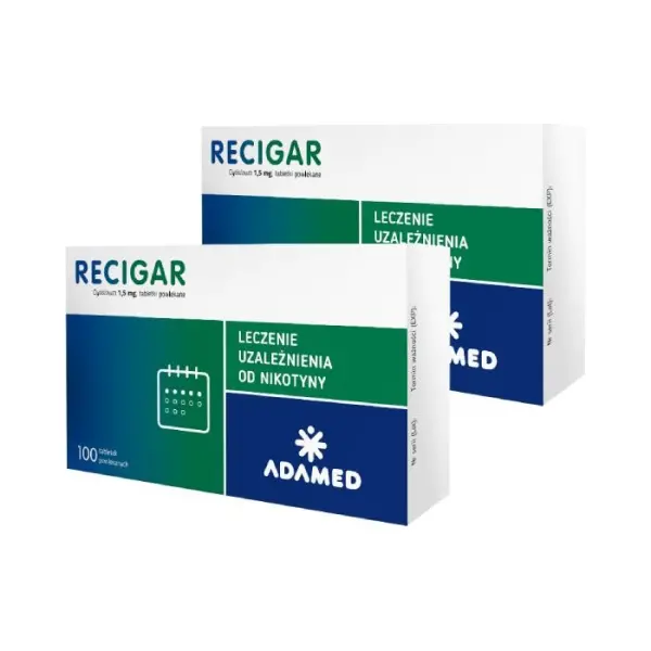 2 x RECIGAR 1,5 mg, 100 tabletek