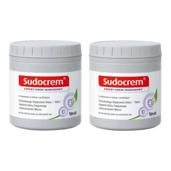 2 x SUDOCREM EXPERT Krem barierowy 400g