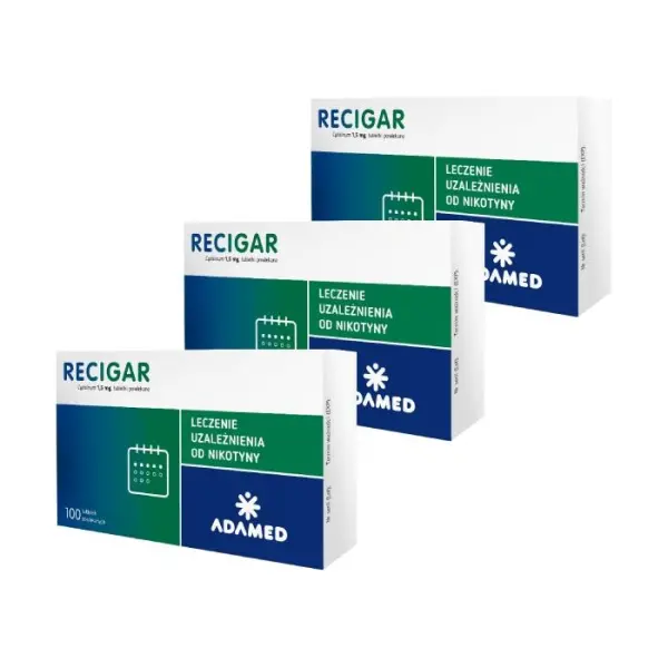 3 x RECIGAR 1,5 mg, 100 tabletek