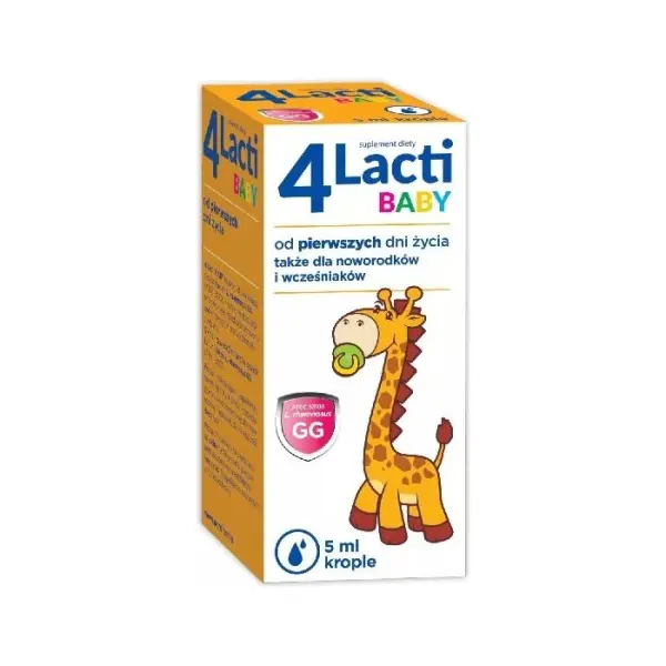 4 LACTI BABY krople 5 ml