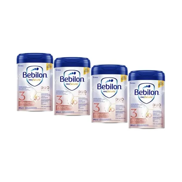 4x Bebilon Profutura DUO BIOTIK 3 proszek 800g