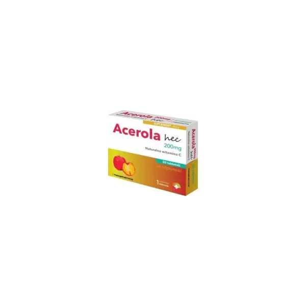 Acerola 200mg hec tabl. 50tabletek