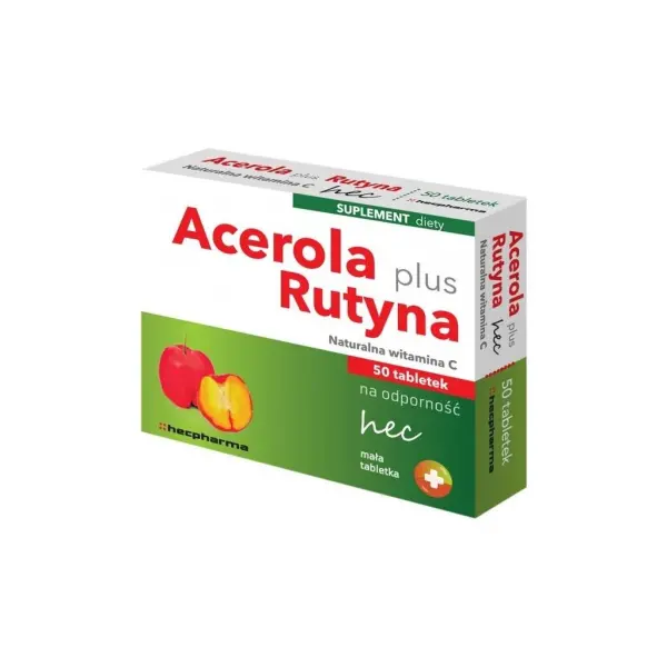 Acerola Plus Rutyna hec 50 tabletek