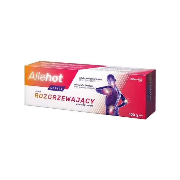 Allehot Active Krem rozgrzewający, 100g