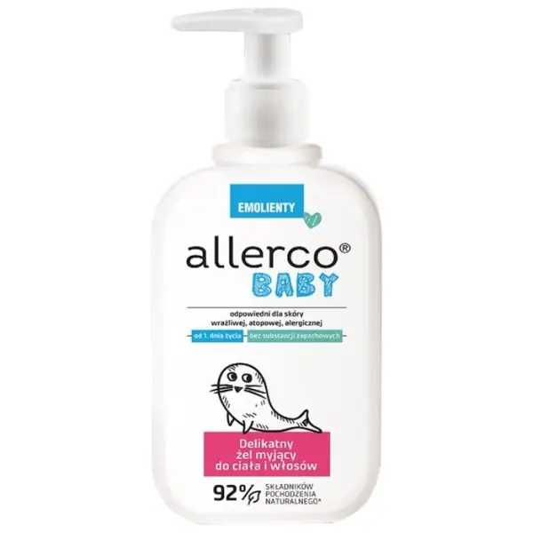 ALLERCO BABY EMOLIENTY Delikatny Żel myjący 200 ml