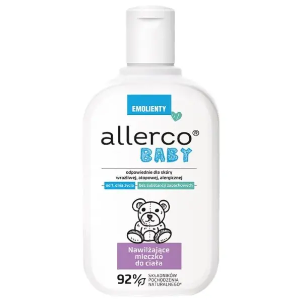 ALLERCO BABY EMOLIENTY Nawilżające Mleczko do ciała 250 ml