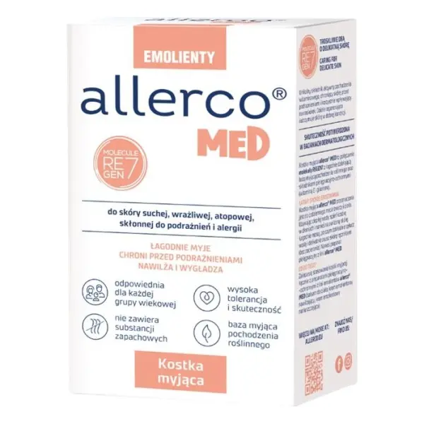 ALLERCO Kostka myjąca do skóry skłonnej do podrażnień 100 g