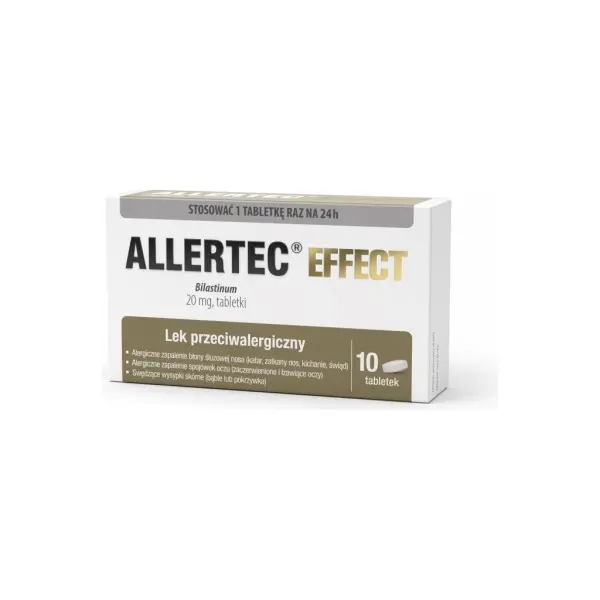 Allertec Effect 20 mg 10 tabletek