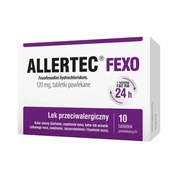 Allertec Fexo  0,12 g 10 tabletek