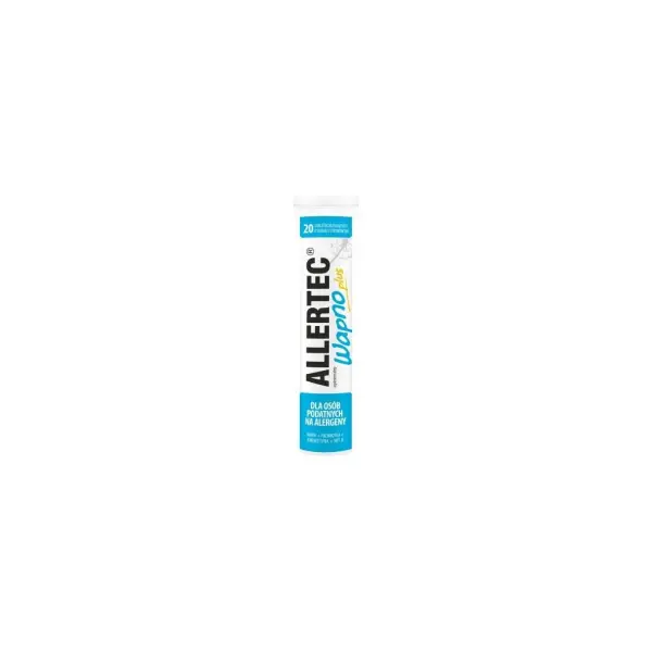 Allertec wapno plus 20 tabletek musujących