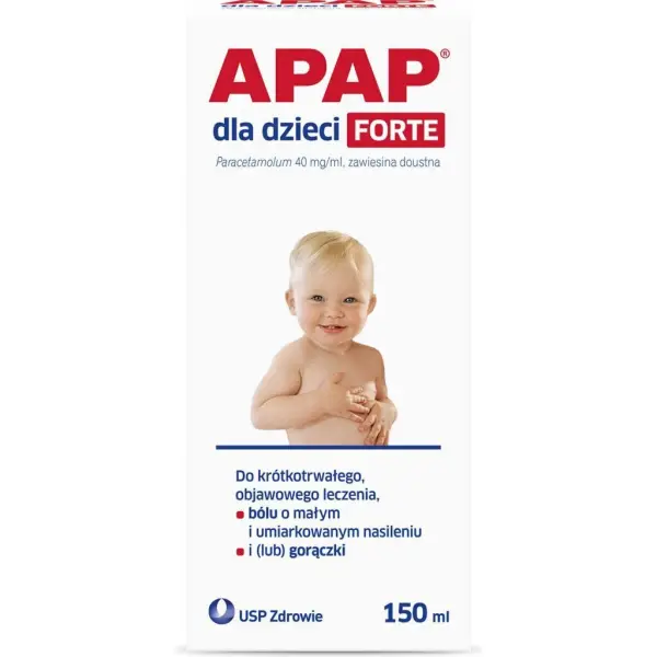 Apap dla dzieci Forte, zawiesina doustna 150 ml