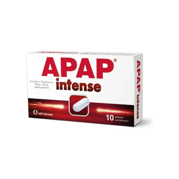 APAP Intense 0,2g+0,5g, 10 tabletek