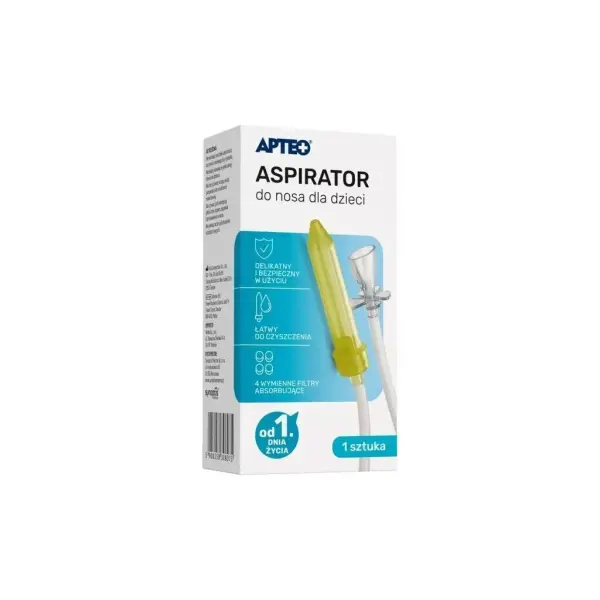 Aspirator kataru do nosa dla dzieci APTEO CARE 1 sztuka