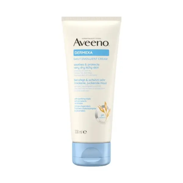 AVEENO Dermexa Krem emolientowy bezzapachowy, 200 ml