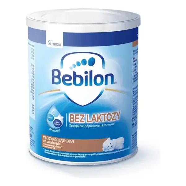 BEBILON BEZ LAKTOZY mleko początkowe od urodzenia 400G