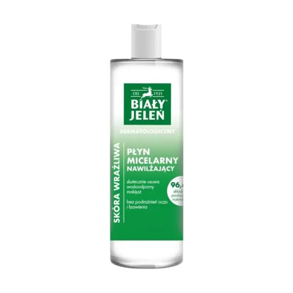 BIAŁY JELEŃ Dermatologiczny, płyn micelarny ,400 ml