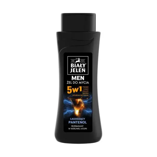 BIAŁY JELEŃ Men żel do mycia ciała 5w1, 300 ml