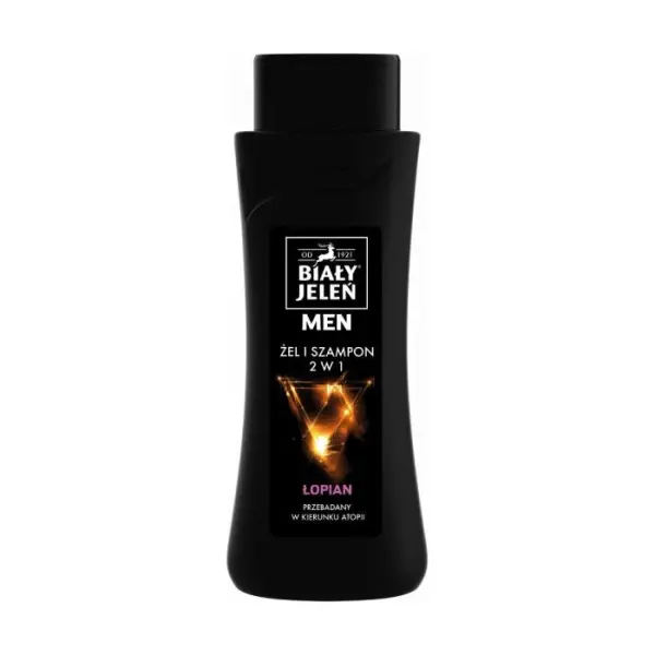 Biały Jeleń Men Żel-szampon do mycia włosów dla mężczyzn 300 ml