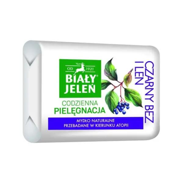BIAŁY JELEŃ Mydło z ekstraktem z czarnego bzu Premium, 100 g