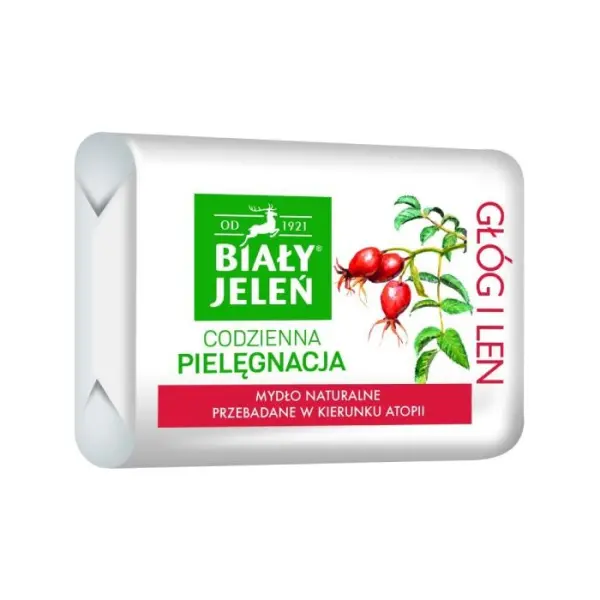 BIAŁY JELEŃ Mydło z ekstraktem z głogu Premium, 100 g
