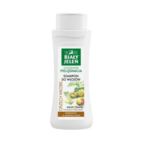 BIAŁY JELEŃ Szampon do mycia włosów ciemnych, 300 ml