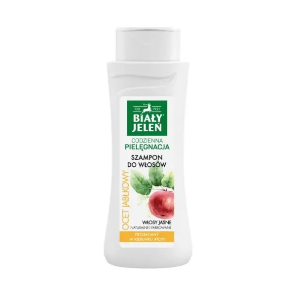Biały Jeleń Szampon ocet jabłkowy do włosów jasnych 300 ml