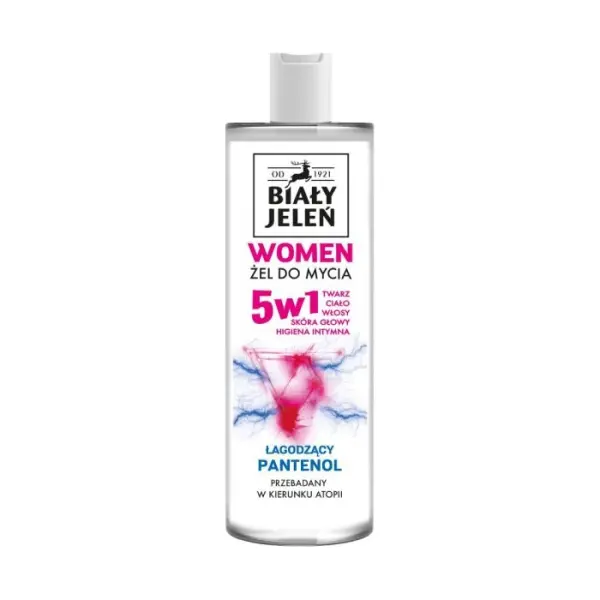 BIAŁY JELEŃ WOMEN Żel do mycia ciała 5w1, 400 ml