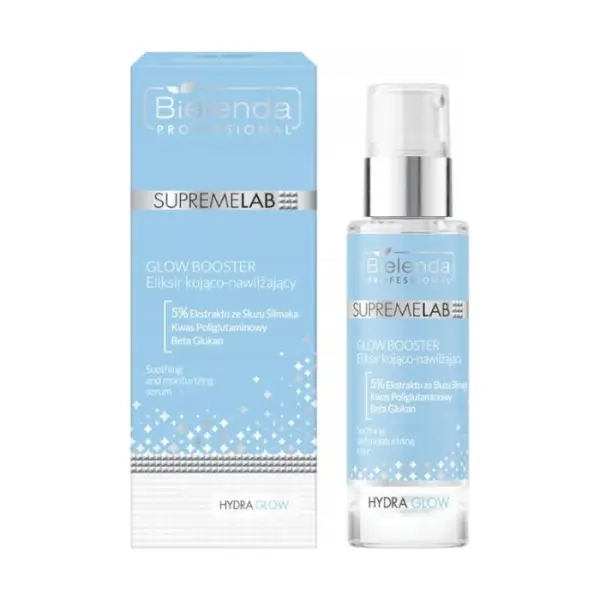 BIELENDA Professional SupremeLab Hydra Glow Booster Eliksir kojąco-nawilżający, 30 ml