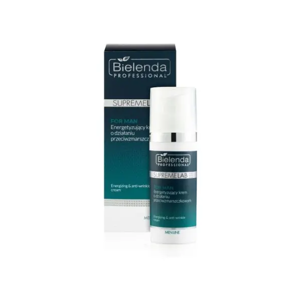 BIELENDA Professional Supremelab Men Line Energetyzujący Krem przeciwzmarszczkowy, 50 ml