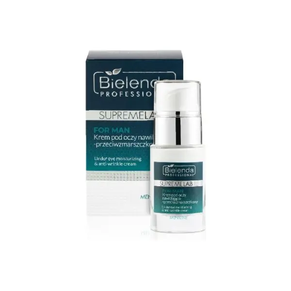 BIELENDA Professional Supremelab Men Line Krem pod oczy nawilżająco-przeciwzmarszczkowy, 15 ml