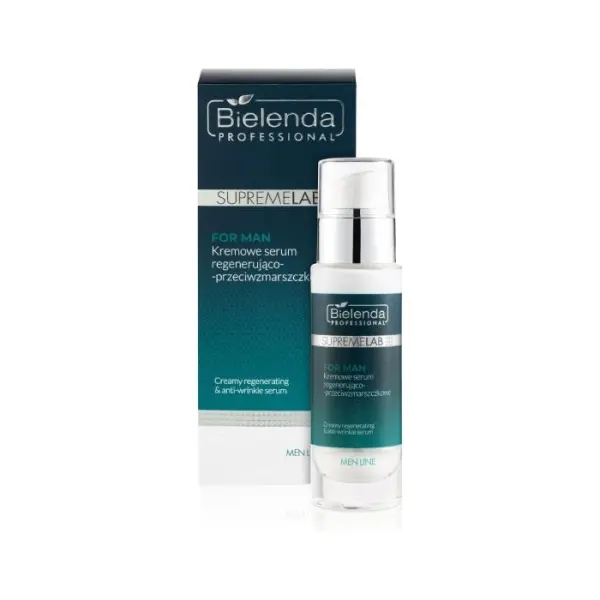 BIELENDA Professional Supremelab Men Line Kremowe Serum regenerująco-przeciwzmarszczkowe, 30 ml