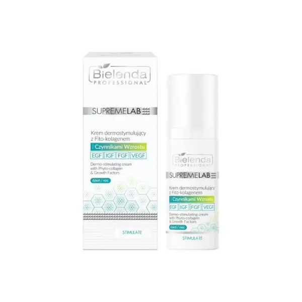 BIELENDA Professional Supremelab Stimulate Krem z fito-kolagenem i czynnikami wzrostu, 50 ml