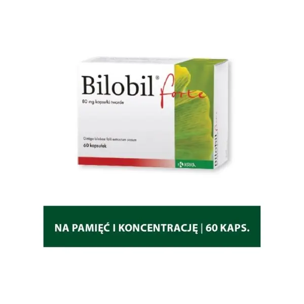 Bilobil Forte 80mg 60 kapsułek