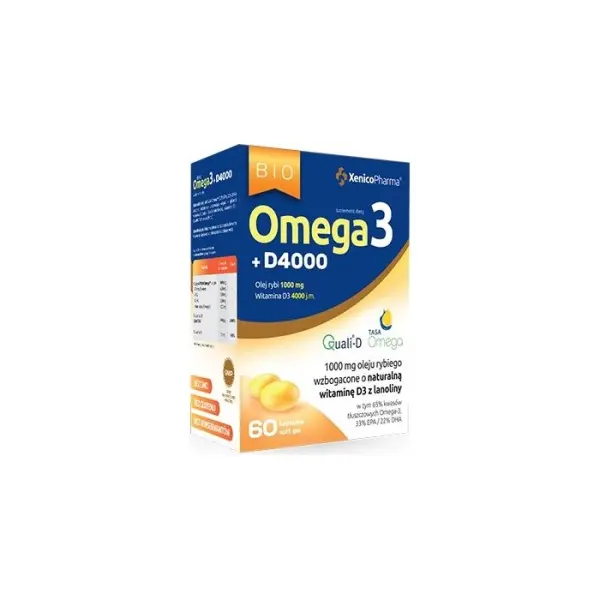 bio Omega3 D4000 60 kapsułek