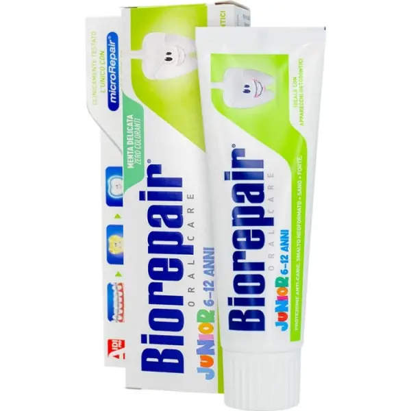 BIOREPAIR Junior Pasta do mycia zębów 6-12, 75 ml