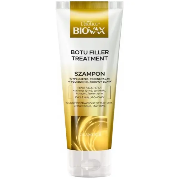BIOVAX Glamour Botu Filler Treatment Szampon wypełniająco-wygładzający, 200 ml