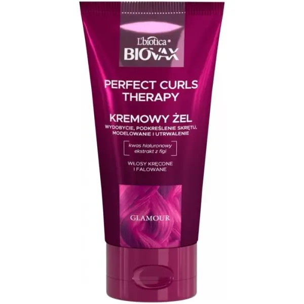 BIOVAX Glamour Perfect Curls Therapy nawilżający żel do stylizacji fal i loków, 150 ml