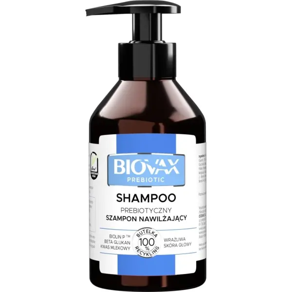 BIOVAX PREBIOTIC Szampon nawilżający, 200 ml