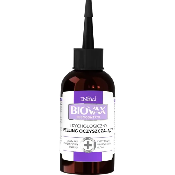 BIOVAX SEBOCONTROL Trychologiczny Peeling Oczyszczający 100 ml
