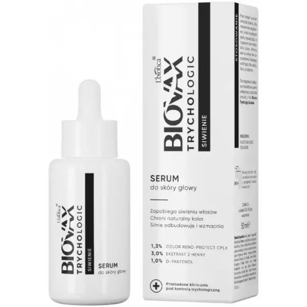 BIOVAX Trychologic siwienie serum do skóry głowy, 50 ml