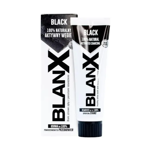 BLANX Black pasta do zębów wybielająca, 75 ml