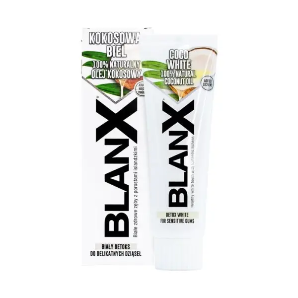 BLANX Coco White pasta do mycia zębów kokosowa biel, 75ml
