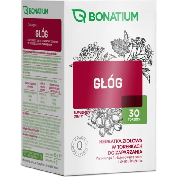 Bonatium Głóg herbatka ziołowa 30 torebek
