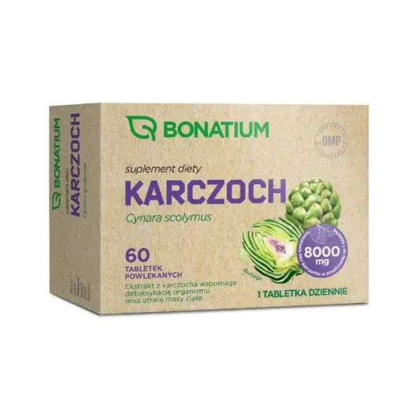 Bonatium Karczoch 60 tabletek powlekanych